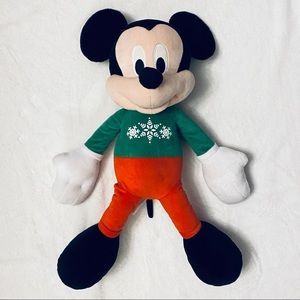 Disney Classics 24" Mickey Mouse Christmas Holiday Plush Toy